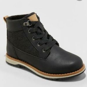 Cat & Jack Black Joah Dress Boots